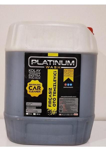 Platınum Wash Delux Tır-Kamyon Fırçasız Cilalı Yıkama Şampuanı 20L
