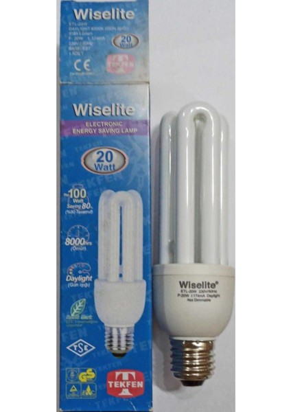 Wiselite ETL-20W Daylıghtgün Işığı LED Ampul