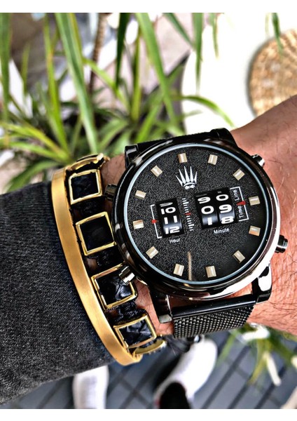 ROLLER DESIGN BLACK STELL MESH KOL SAATİ indirimleri