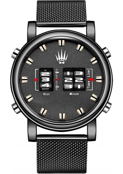 ROLLER DESIGN BLACK STELL MESH KOL SAATİ fiyatları