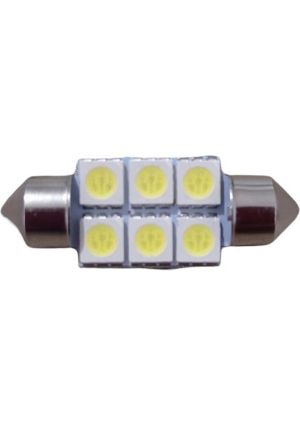 2 Adet 36MM Sofit LED Aydınlatma Tavan Plaka Oto Iç Aydınlatma Süper Güçlü Beyaz Işık