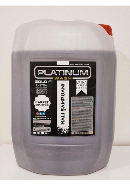 Gold F1 Halı Şampuanı 20 lt