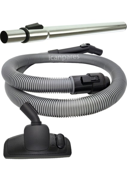 Beko Uyumlu Bks 9320 Elektrikli Süpürge Hortumu Emici Yer Başlığı Teleskopik Boru