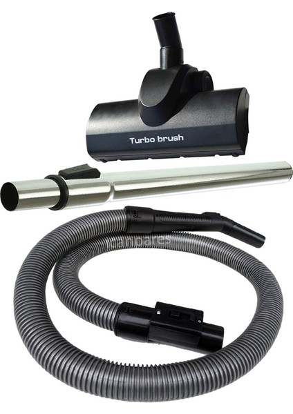 Arçelik Uyumlu 9182001512 Elektrikli Süpürge Hortumu Turbo Emici Yer Başlığı Teleskopik Boru