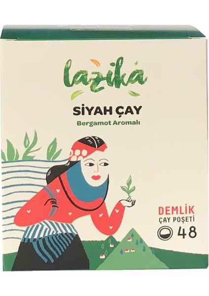 Bergamot Aromalı Siyah Çay Demlik Poşet