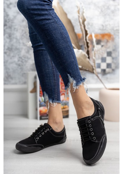 Ortopedik Ped Bağcıklı Siyah Ayakkabı modelleri