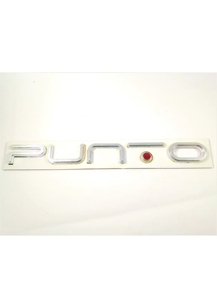FIAT Punto Bagaj Yazısı Kırmızı Yeni Model 195mm-20mm
