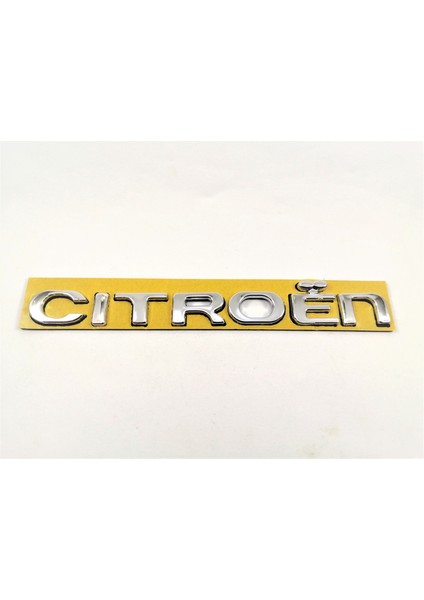 CITROEN UYUMLU C5 Nikel Bagaj Yazısı 135mm-12mm