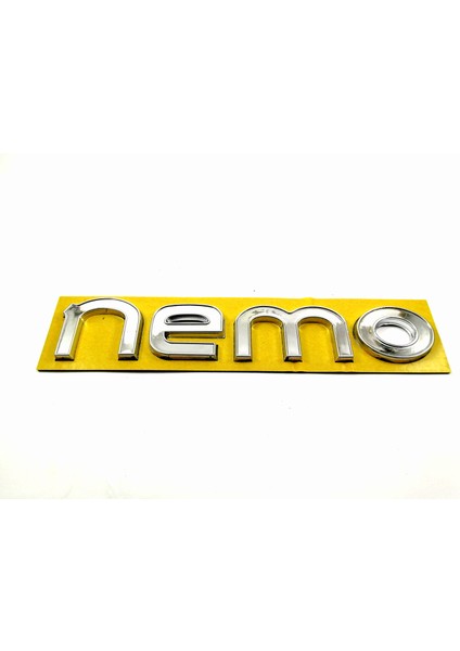 CITROEN UYUMLU Nemo Kromaj Kaplama Bagaj Yazısı 170mm-30mm