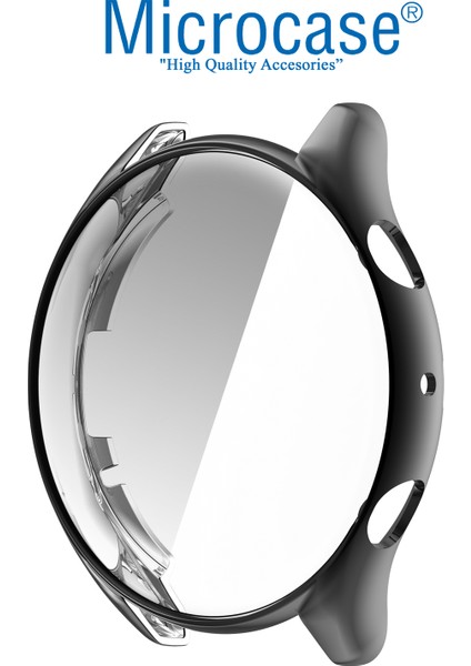 Amazfit Gtr 3 Önü Kapalı Tasarım Yumuşak Silikon Kılıf - Siyah modelleri