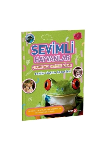 Sevimli Hayvanlar - Çıkartmalı Aktivite Kitabı