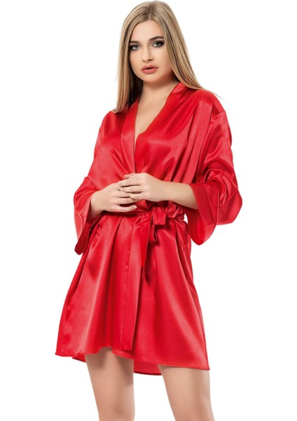 y Moon Girly 1153 Saten Sabahlık Bride / Gelin indirimleri