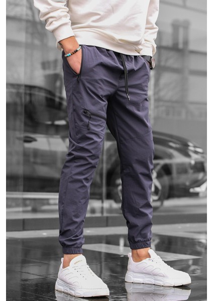 Füme Fermuar Detaylı Paraşüt Jogger Pantolon fiyatları
