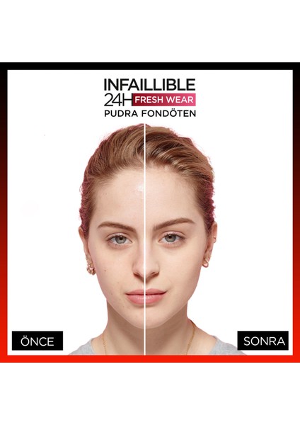 L'Oréal Paris Infaillible 24H Fresh Wear Pudra Fondöten 220 Sand