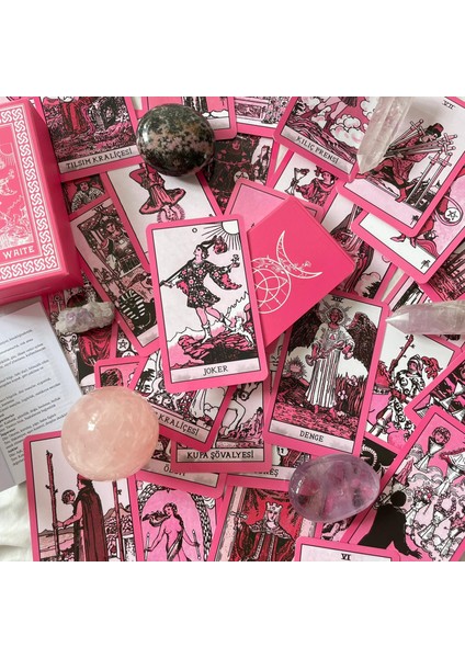 Planet Butik Regin Pink Rider Waite Tarot Destesi