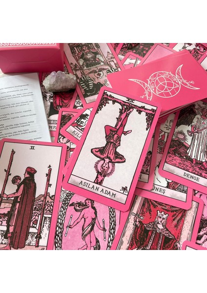 Planet Butik Regin Pink Rider Waite Tarot Destesi