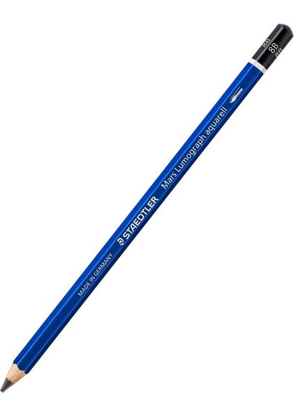 Mars Lumograph Aquarell Sulandırılabilir Dereceli Çizim Kalemi 8b