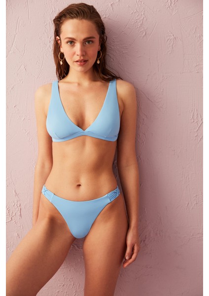 Mavi Basic Macrame Bikini Altı