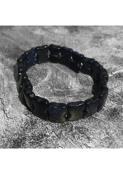 Doğal Yıldız Taşlı Rolex Bileklik Doğal Çakra Burç Taşı