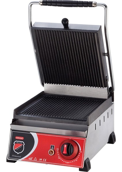 Silverinox Elektrikli Döküm 8 Dilim Tost Makinesi