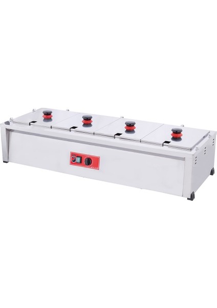 Silverinox Endüstriyel Elektrikli Set Üstü 4 Gözlü Benmari fiyatları
