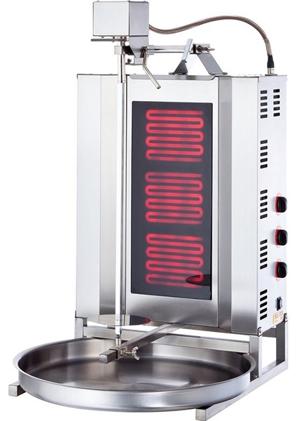 Silverinox Elektrikli 3 Radyanlı Üstten Motorlu Döner Ocağı fiyatları