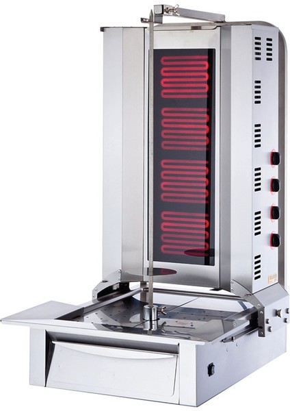 Silverinox Elektrikli 4 Radyanlı Alttan Motorlu Döner Ocağı fiyatları