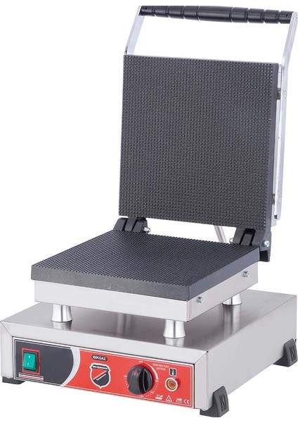 Silverinox Elektrikli Tekli Kornet Pişirme Makinesi - Cornet