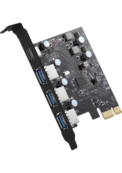 USB 3.0 Pcı-E Typec Genişletme Kartı Pcı Express Pcı-E'ye USB 3.0 Kart Adaptörü (Yurt Dışından)