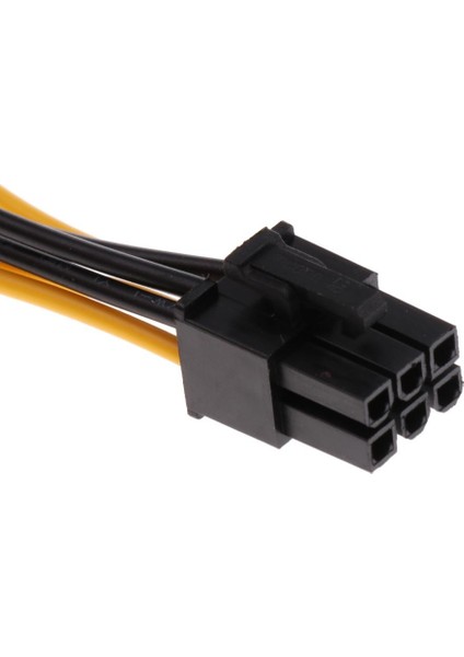 2 Adet Pcı-E 6pin Erkek 6pin Erkek Güç Uzantısı Splitter Kablosu (Yurt Dışından)