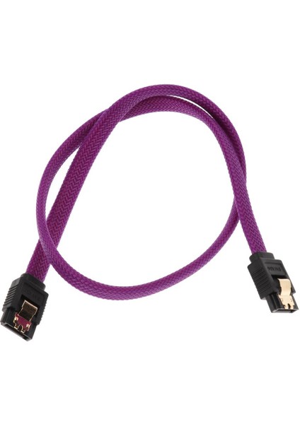 20 '' Düz Sata Iıı Seri Veri Kablosu 6gbps Kilitleme Mandalı Ile Yüksek Hız (Yurt Dışından)