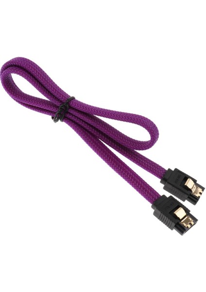 20 '' Düz Sata Iıı Seri Veri Kablosu 6gbps Kilitleme Mandalı Ile Yüksek Hız (Yurt Dışından)