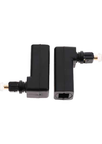 2-Pack Toslink Dişi Optik 3.5mm Mini Fiş Dik Açı 90 Derece Adaptörü (Yurt Dışından)