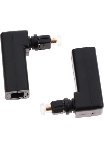 2-Pack Toslink Dişi Optik 3.5mm Mini Fiş Dik Açı 90 Derece Adaptörü (Yurt Dışından)