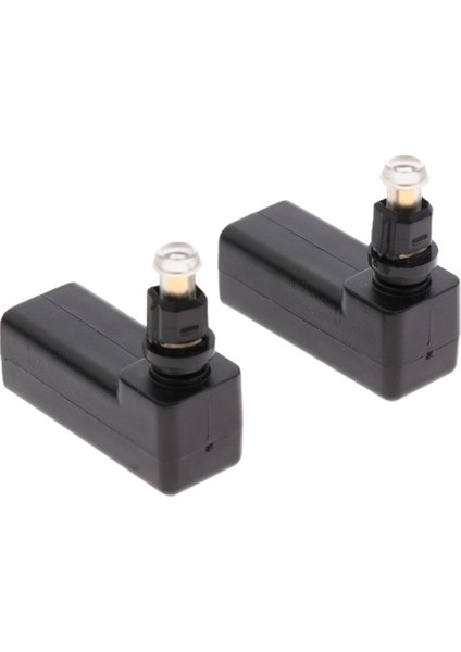 2-Pack Toslink Dişi Optik 3.5mm Mini Fiş Dik Açı 90 Derece Adaptörü (Yurt Dışından)