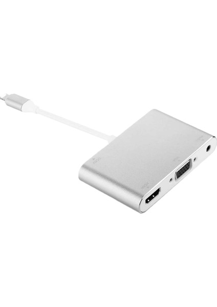 Iphone Için 1080 P Hd Hdmı VGA Ses Adaptörü (Yurt Dışından)
