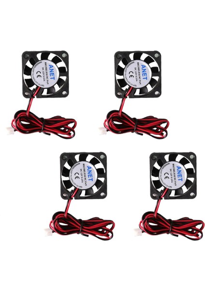 4x Dc 12 V 40 mm Masaüstü Pc Bilgisayar Kasası Cpu Soğutucu Fırçasız Soğutma Fanı (Yurt Dışından)