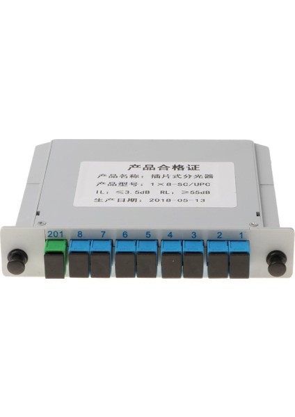 1 Ila 8 Sc / Upc Arayüzü Ekleme Plc Fiber Optik Ftth Ayırıcı (1x8) (Yurt Dışından)