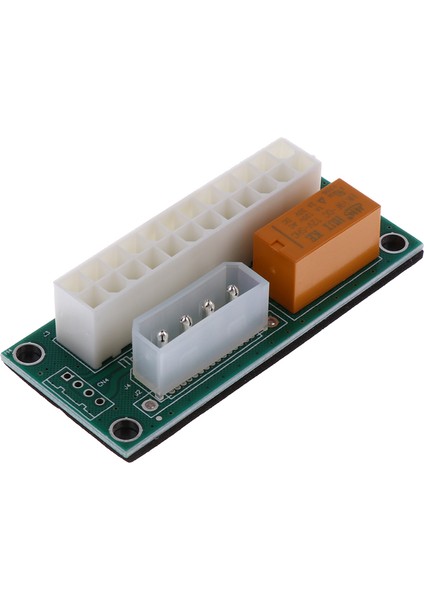 24PIN 4pın / Sata Dual Psu Güç Kaynağı Sync Starter Genişletici Kartı Miner Için (Yurt Dışından)