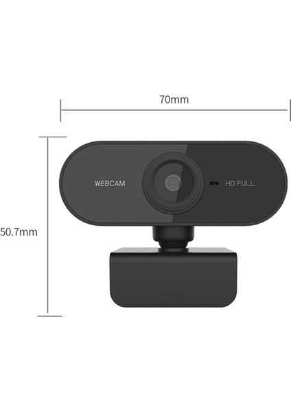 Hd Web Kamerası Otomatik Netleme Masaüstü USB 2.0 Video Kaydı Mic Tright-Free Ile (Yurt Dışından)