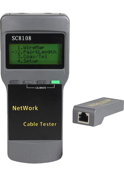 SC8108 Ağ Tel Test Cihazı Uzunluğu Kablo Test Metre Ölçümü (Yurt Dışından)