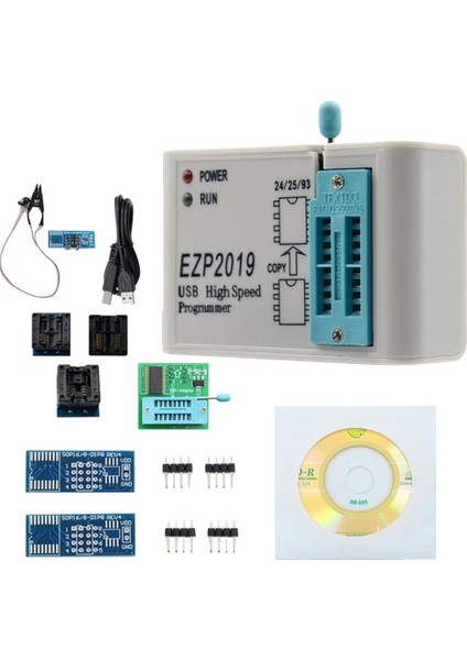 EZP2019 Yüksek Hızlı USB Spı Programcı Desteği 24 25 26 93 Eeprom Flash Bıos (Yurt Dışından)