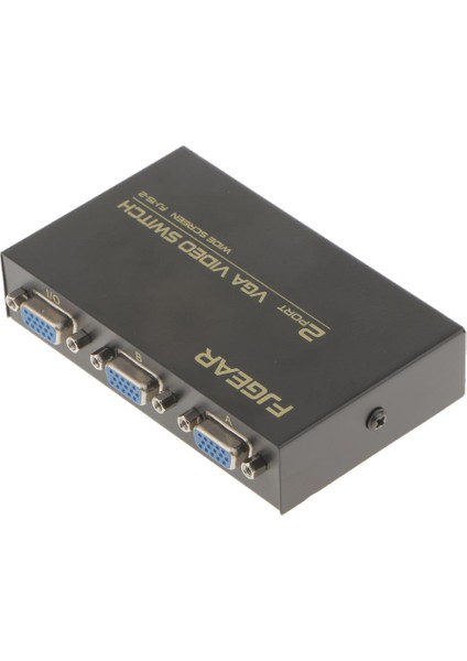 1 Monitör 2 Adet 2 Port 2 1 Out VGA Monitör Paylaşımı Anahtarlama Şalteri Kutusu (Yurt Dışından)