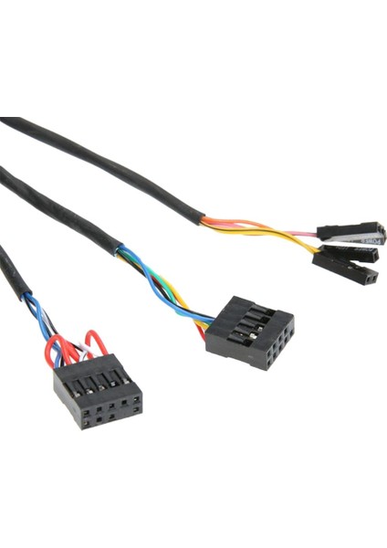 Bilgisayar Masaüstü Pc Anahtarı Ev Sıfırlama Düğmesi Ile 2 USB Bağlantı Noktası ve Ses 3.5mm (Yurt Dışından)