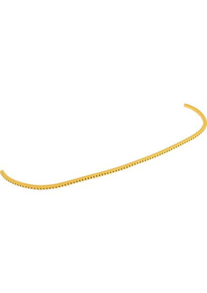 1000X Pvc Sarı Kablo Tel Marker Etiketleri Etiket Yönetimi 4mm² Ec-2 (Yurt Dışından)