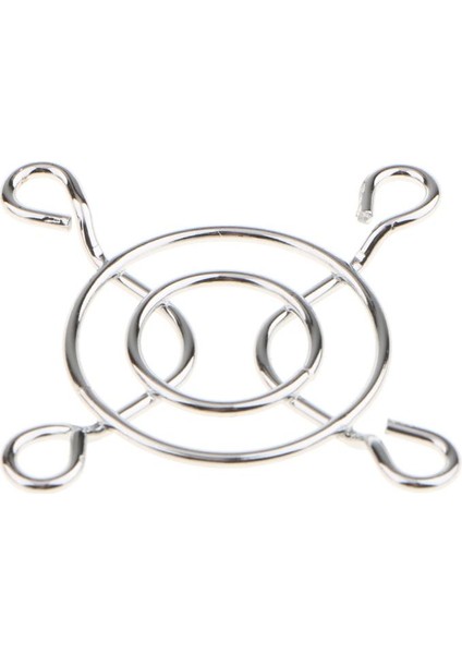 40X40MM Pc Kılıf Soğutma Fan Koruyucu Metal Parmak Guard Izgara Kapak-Gümüş (Yurt Dışından)