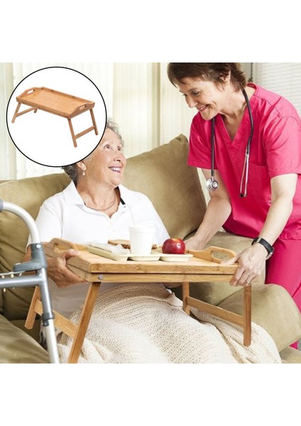 Taşınabilir Kahvaltı Tepsisi Kolları Yatak Masası Çiftler Laptop Masa Yeme Çiftler (Yurt Dışından)