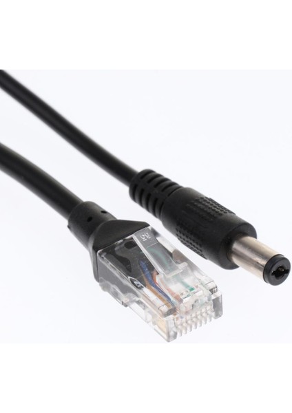 Ethernet Splitter 48V Üzerinden Poe, 12V Desteği 802.3 Af / Power Black (Yurt Dışından)