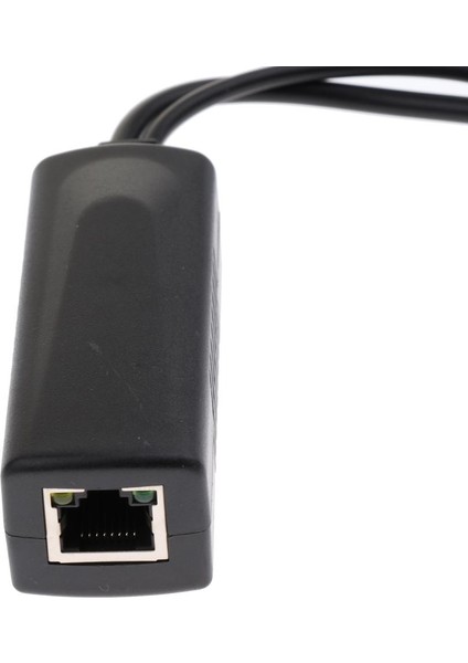 Ethernet Splitter 48V Üzerinden Poe, 12V Desteği 802.3 Af / Power Black (Yurt Dışından)