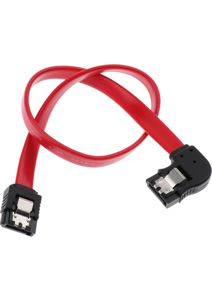 Sata Iıı / 3 Bağlantı Veri Kablosu Pc Bilgisayar 6gbps Kilitleme Mandalı 12 Inç (Yurt Dışından)